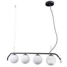 Carimi lampa wisząca 4-punktowa czarna 4x5W E27